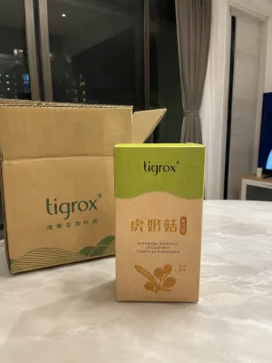 顧客收到虎奶菇養氣飲